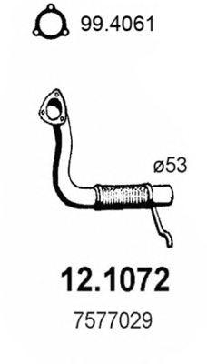 ASSO 12.1072 Exhaust Pipe